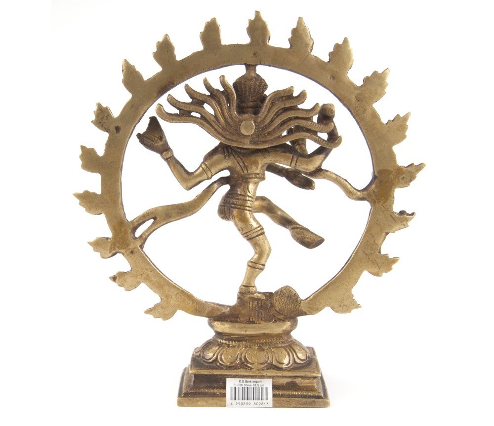 Statue - Shiva aus Messing  ca.16,5 cm