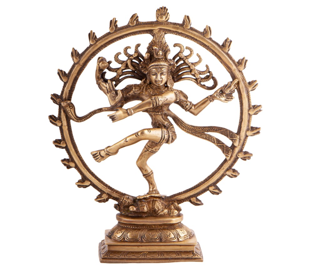 Statue - Shiva aus Messing  ca.28 cm