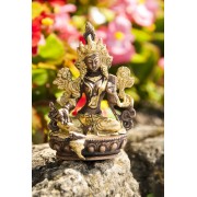 Statue - Grüne Tara aus Messing ca. 9,5 cm