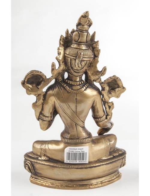 Statue - Grüne Tara Messing ca. 21 cm