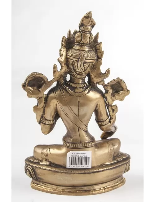 Statue - Grüne Tara Messing ca. 21 cm