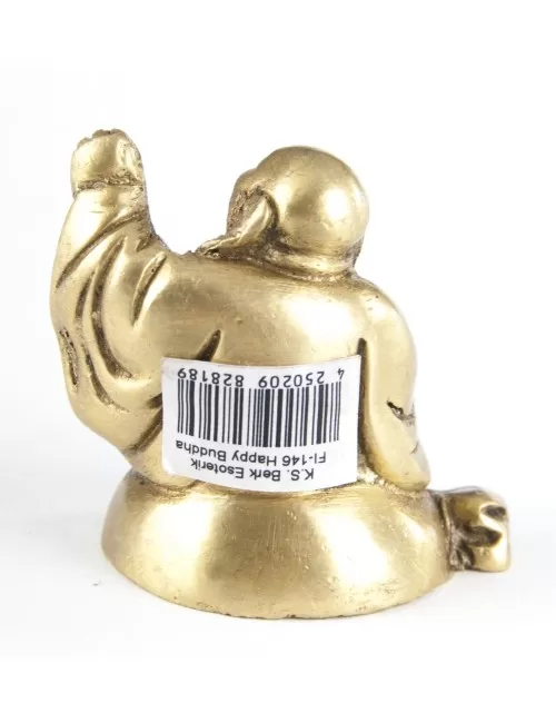 Statue - Happy Buddha ca. 4,5 cm - aus Messing