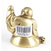 Statue - Happy Buddha ca. 4,5 cm - aus Messing