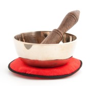 Klangschalen Set gegossen - mit Kissen & Klöppel ca. 7,2 cm