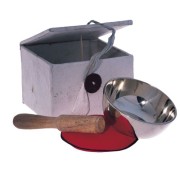 Klangschalen Set gegossen - mit Kissen & Klöppel ca. 7,2 cm