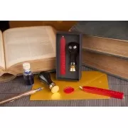 Siegel-Set - Blume des Lebens ink. Stempel und rotes Siegelwachs