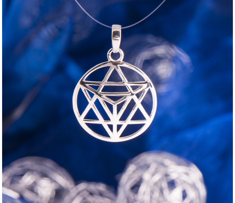 Anhänger - Metatron - 925 Sterling Silber - ca. 2 cm