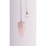 Pendel - Zapfen - Rosenquarz