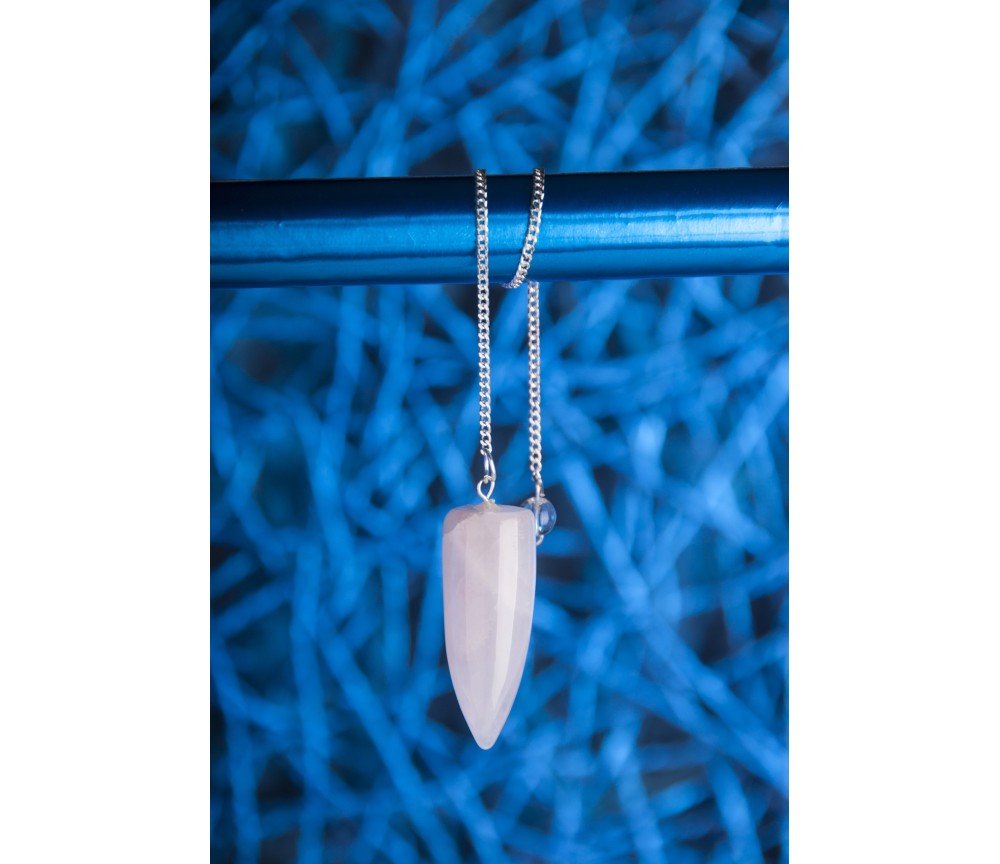 Pendel - Zapfen - Rosenquarz