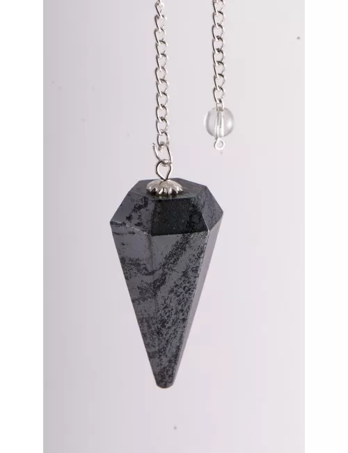 Pendel - Sechskantpendel - Hämatit