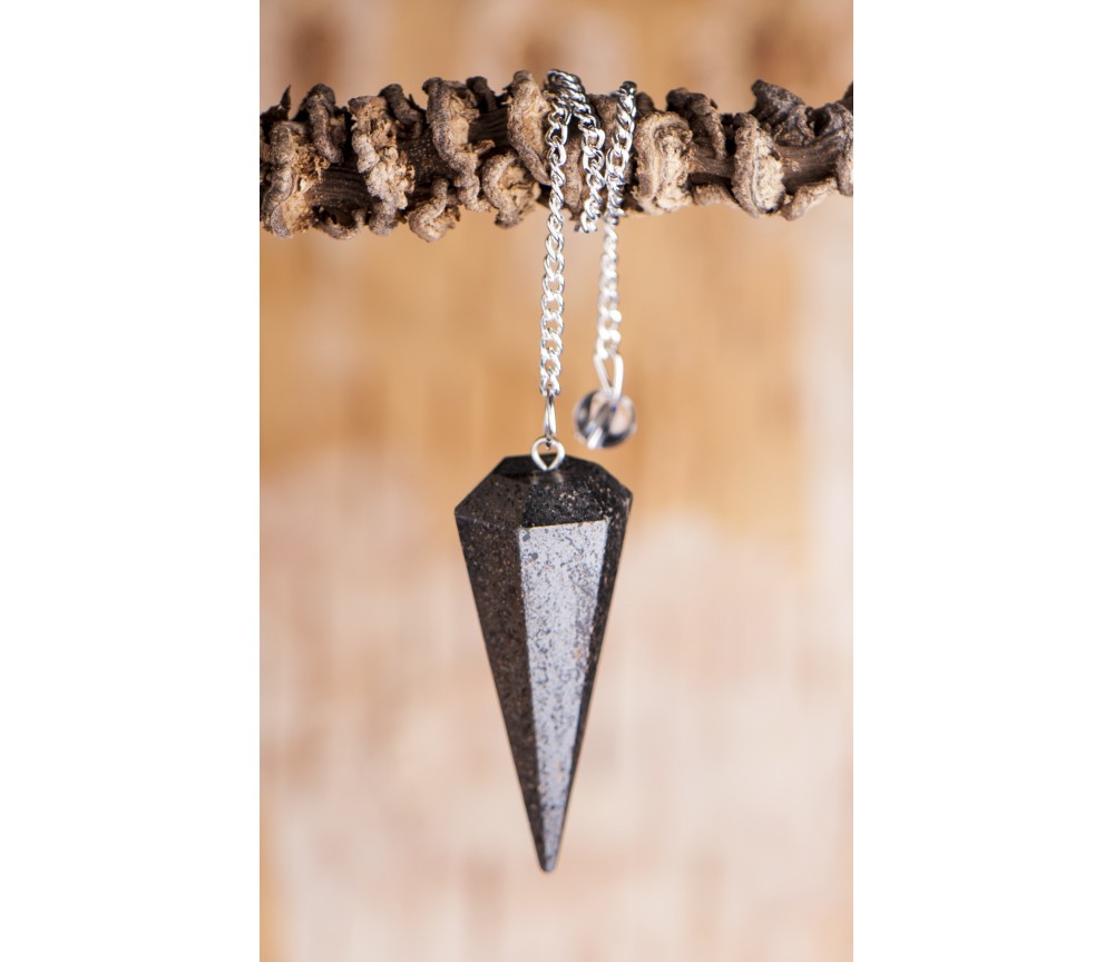 Pendel - Sechskantpendel - Hämatit