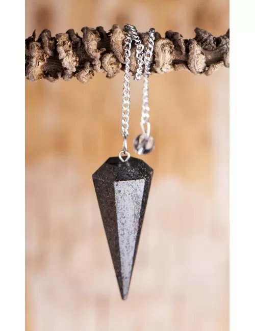 Pendel - Sechskantpendel - Hämatit