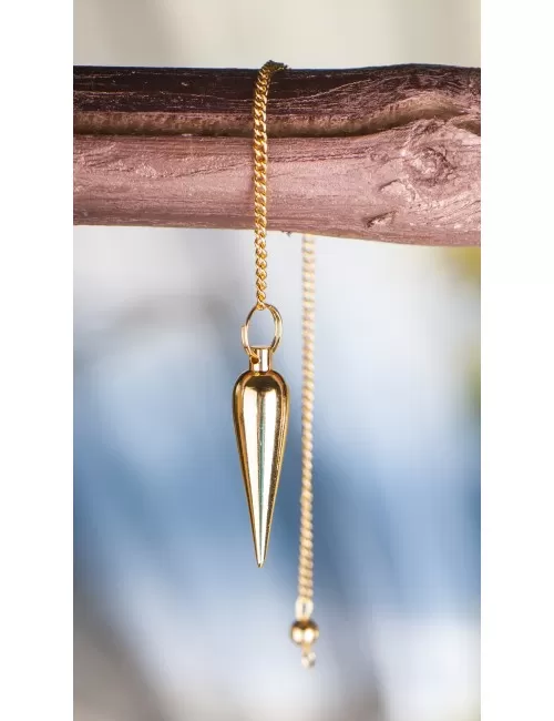 Pendel - Zapfenpendel- Messing vergoldet