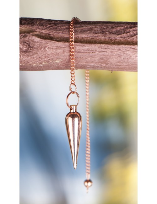 Pendel - Zapfenpendel - Messing verkupfert