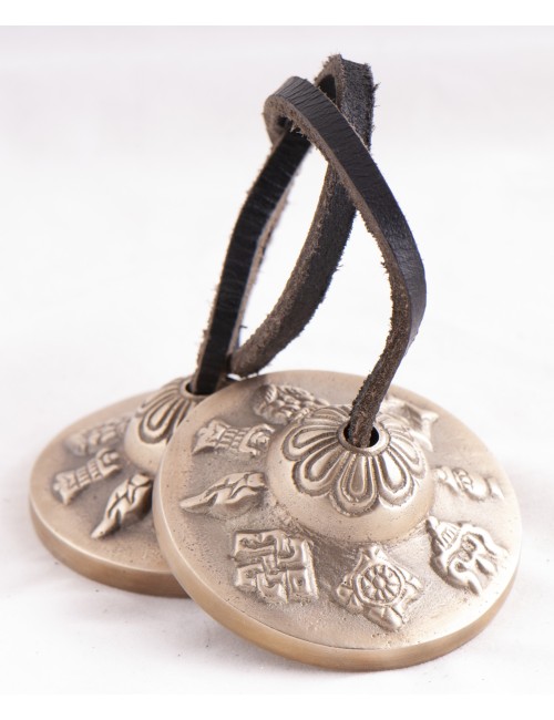 Tibetische Zimbeln - 8 Glückssymbole