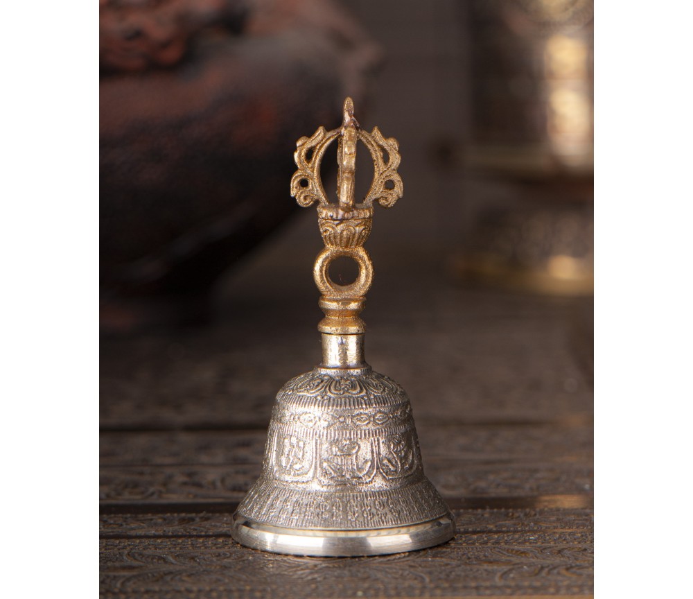 Glocke mit Dorje Griff ca. 11cm