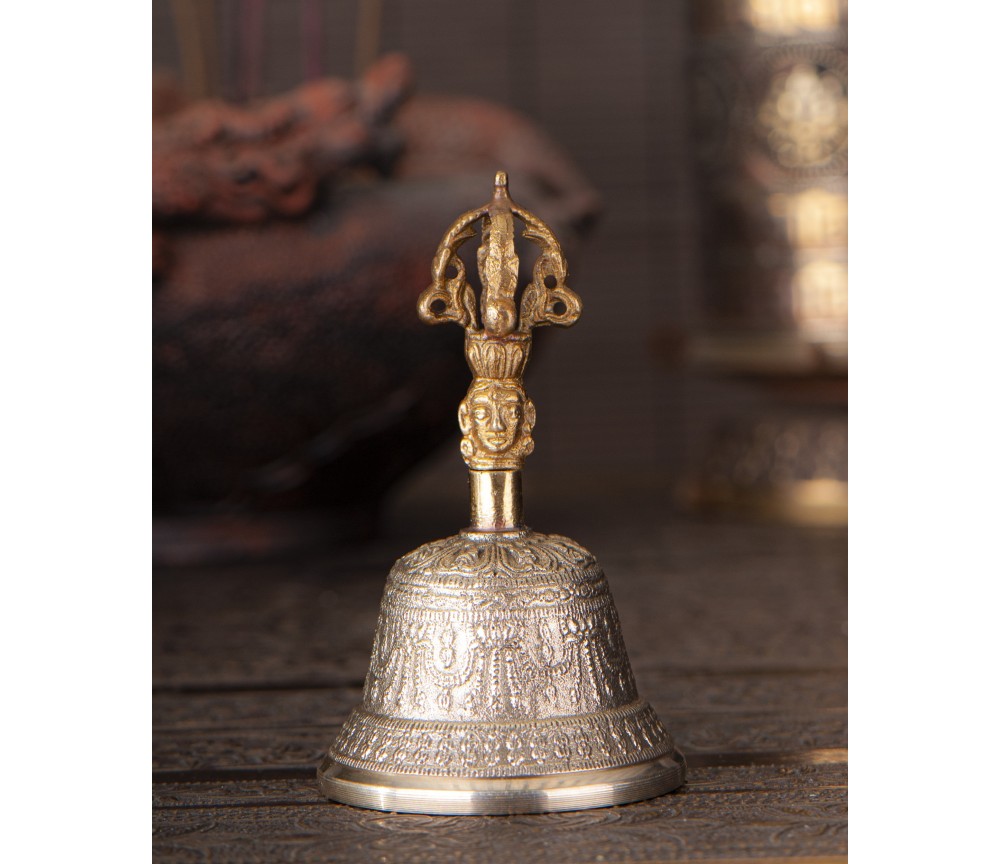 Glocke mit Dorje Griff ca. 12,5cm