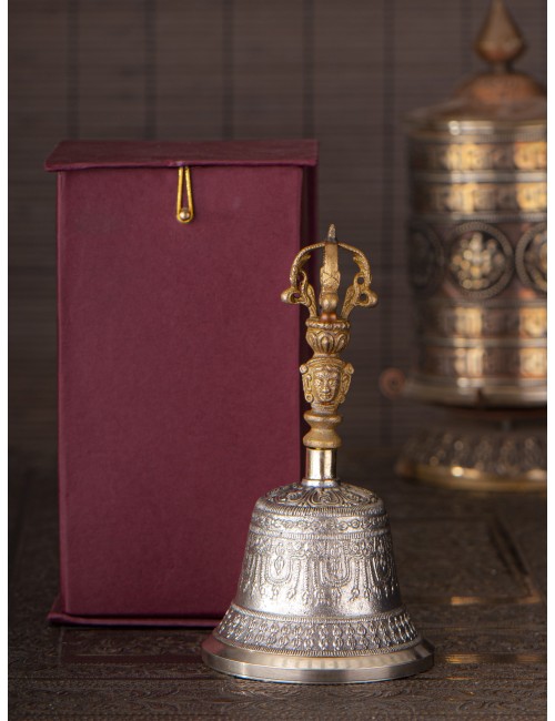 Glocke mit Dorje Griff ca. 18cm