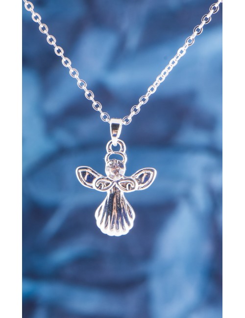 Kette mit Anhänger Schutzengel ca. 50 cm