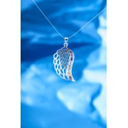 Anhänger - Engelsflügel Chakra - 925 Sterling Silber, ca. 4 cm