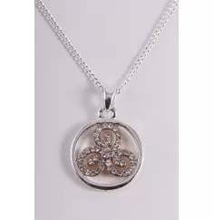 Kette mit Anhänger - Triskel ca. 50 cm