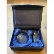 Sphärenkristall - Pyramide - Blume des Lebens -8 x 8 cm