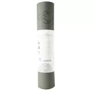 Yogamatte mit Blume des Lebens - 6 mm - TPE ecofriendly - dunkelgrün/ hellgrün