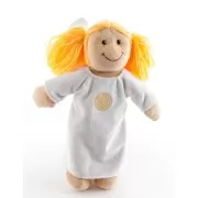 Stoffpuppe - Engel Sarah 30 cm mit Blume des Lebens