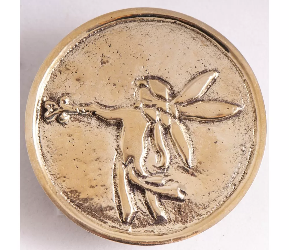 Münze - Elfe, Messing ca. 5,5 cm