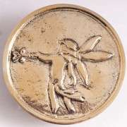 Münze - Elfe, Messing ca. 5,5 cm
