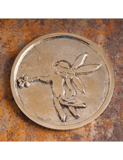 Münze - Elfe, Messing ca. 5,5 cm