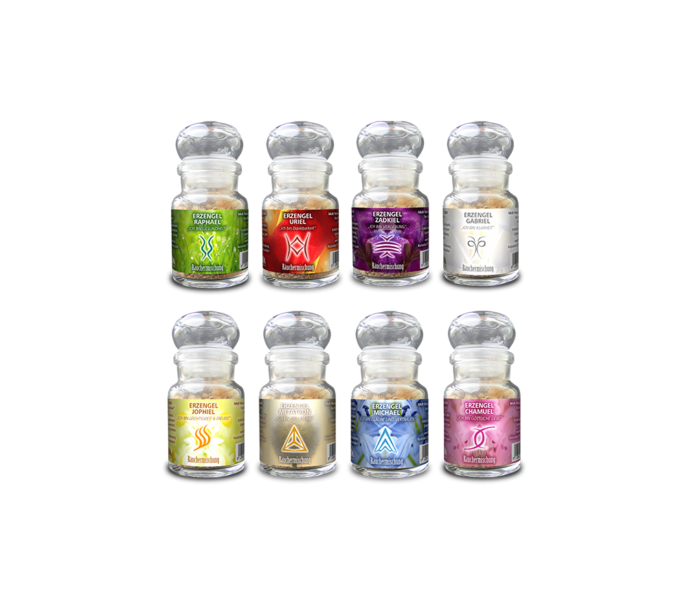 Engelalm - Räuchermischung - alle Erzengel - 8er Set