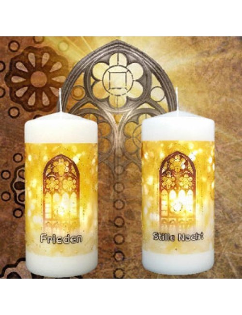 Engelalm - Energiekerze - Frieden - versch. Größen