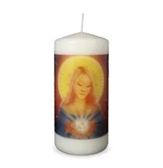 Engelalm - Energiekerze -Themenkerzenserie - Göttin Maria- 150/70