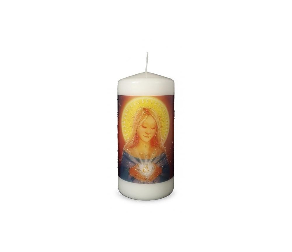 Engelalm - Energiekerze -Themenkerzenserie - Göttin Maria- 150/70