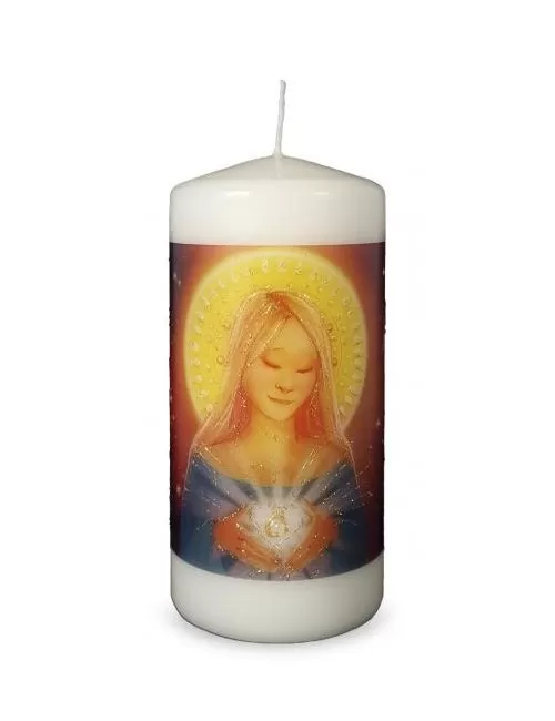Engelalm - Energiekerze -Themenkerzenserie - Göttin Maria- 150/70