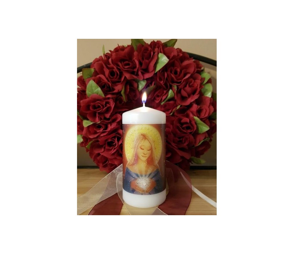 Engelalm - Energiekerze -Themenkerzenserie - Göttin Maria- 150/70