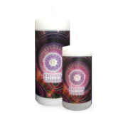 Engelalm - Energiekerze - Chakra - Kronenchakra - versch. Größen