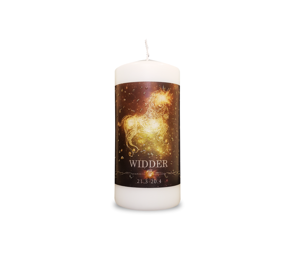 Engelalm - Energiekerze - Astro - Widder - 150/70