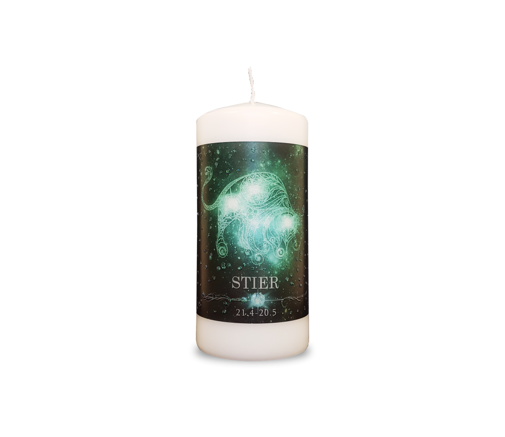 Engelalm - Energiekerze - Astro - Stier - 150/70