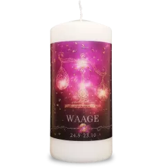 Engelalm - Energiekerze - Astro - Waage - 150/70