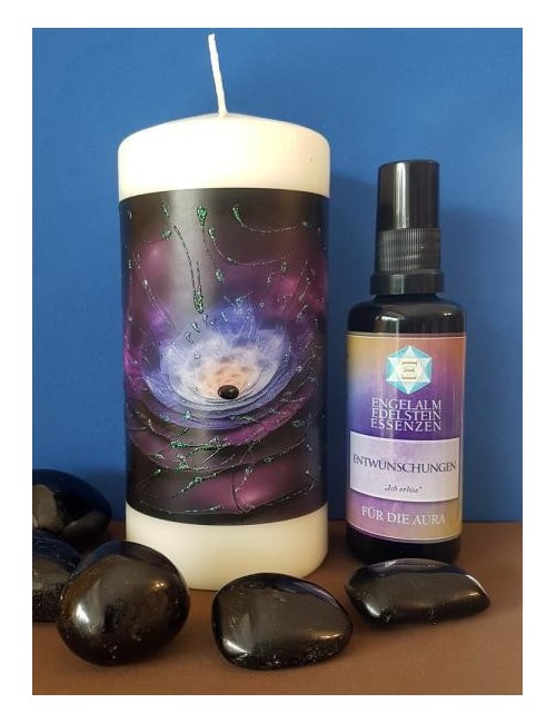 Engelalm - Energiekerze -Themenkerze - Entwünschung - 150/70