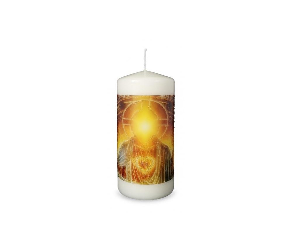 Engelalm - Energiekerze -Themenkerze - Jesus Christus- 150/70