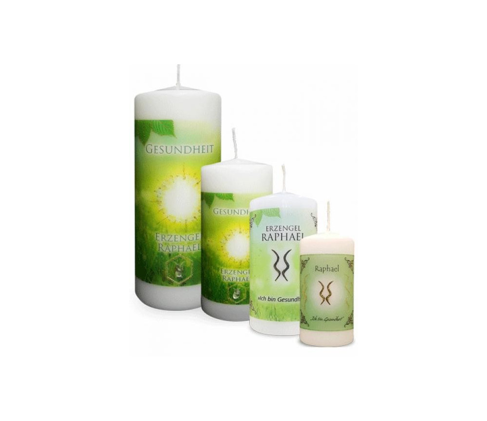 Engelalm - Energiekerze - Mystik - Erzengelkerzen - Raphael - versch. Größen