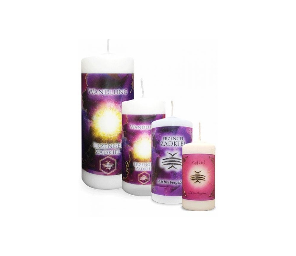 Engelalm - Energiekerze - Mystik - Erzengelkerzen - Zadkiel - versch. Größen
