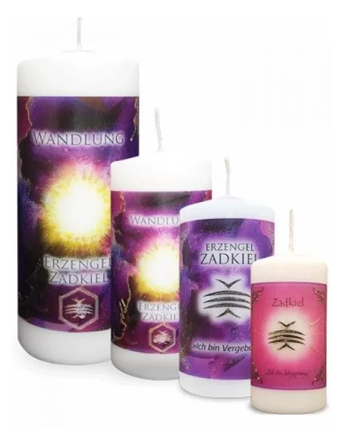 Engelalm - Energiekerze - Mystik - Erzengelkerzen - Zadkiel - versch. Größen