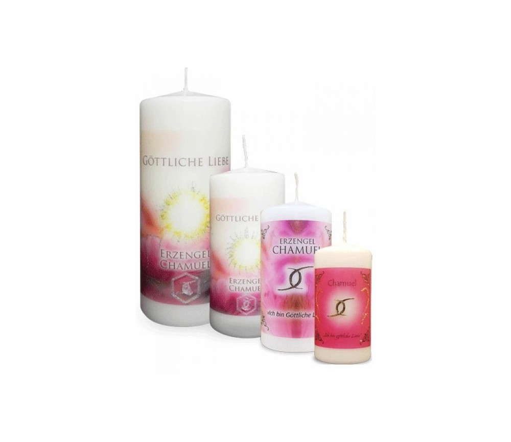 Engelalm - Energiekerze - Mystik - Erzengelkerze Chamuel - versch. Größen