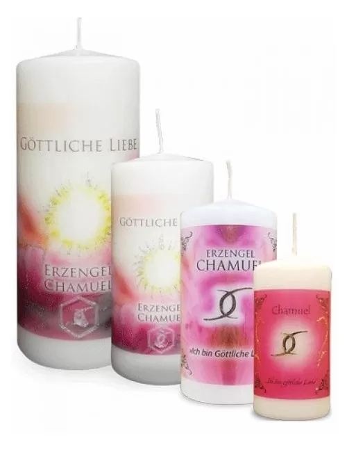 Engelalm - Energiekerze - Mystik - Erzengelkerze Chamuel - versch. Größen