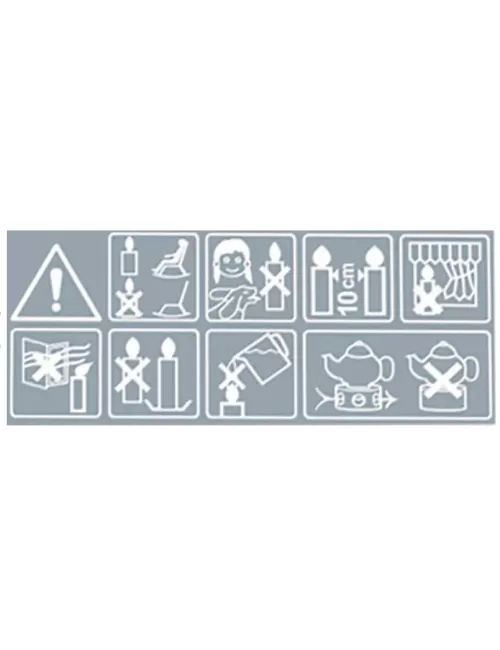 Gala Teelichter weiß, Ø 40 mm, Höhe 25 mm, 8h Brenndauer, 40 Stück