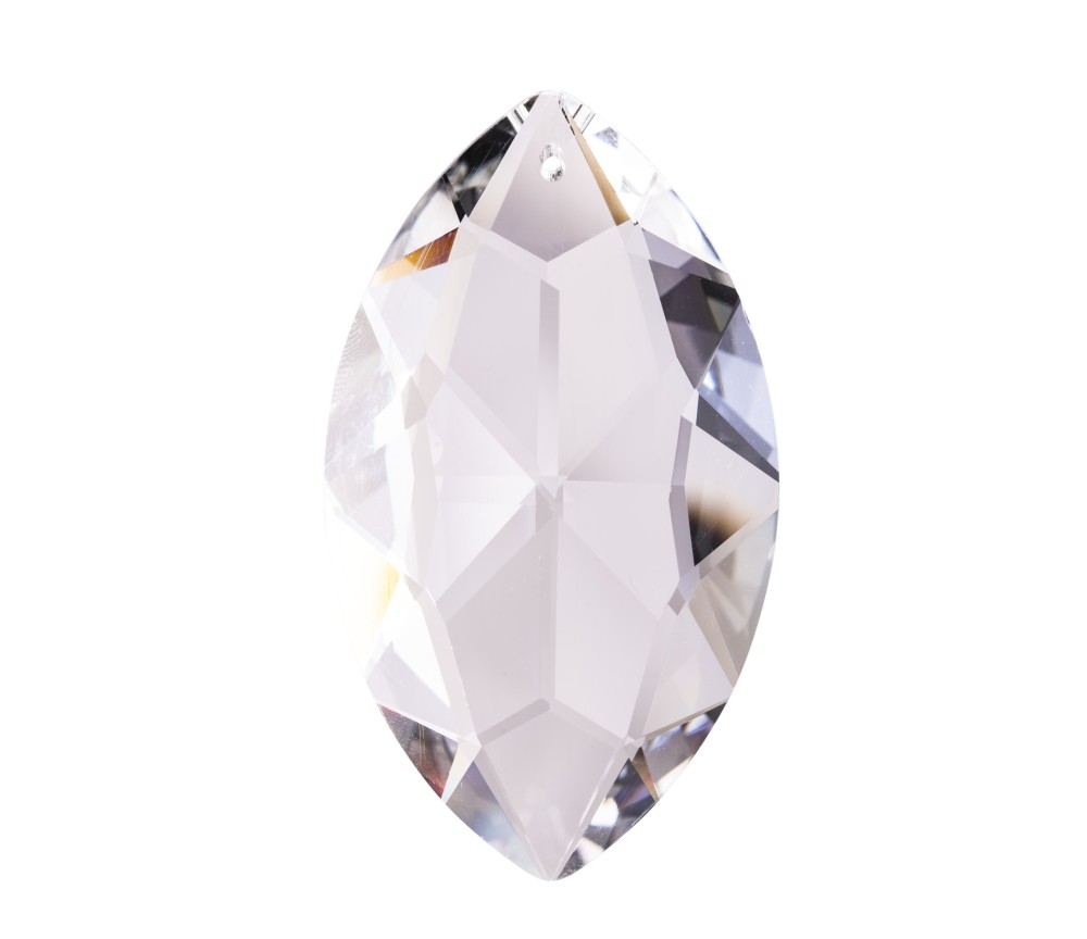 Regenbogenkristall - Blatt - 74 mm - bleifrei